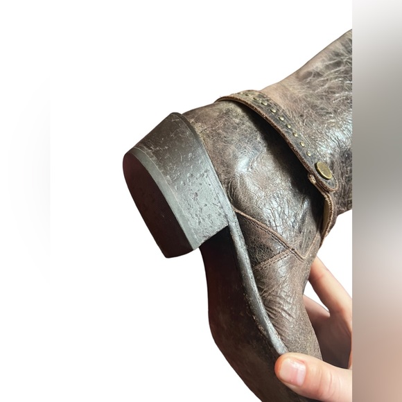 Senora Double H Western Leather Boots - Picture 3 of 6